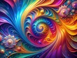 © Four888 - Vibrant colors and swirling patterns come alive in a mesmerizing digital animation, blending abstract shapes and fluid motion to create a stunning video illustration.