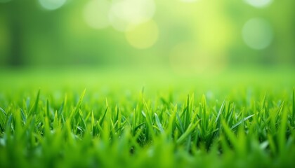 Wall Mural -  Vibrant green field perfect for a picnic