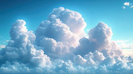 abstract white clouds shapes isolate on blue sky cumulus clip art