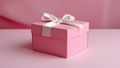 Poster - Charming pink box adorned with delicate details and a touch of elegance