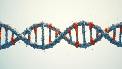 Wall Mural - exploring the blueprint of life dna double helix