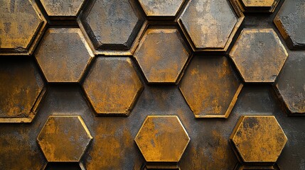 Wall Mural - Geometric Hexagon Shape with Clean Lines and Symmetrical Angles. This image features a simple, well-defined hexagon, showcasing its geometric precision and symmetrical form.