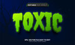 © Global Studio - Editable toxic text effect, halloween theme text style