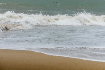 waves on the beach