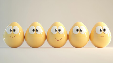 Sticker - Happy Eggs.