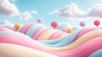 Poster - Candy Land Hills.