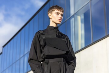 Eco-Futurism: Gen Z Fashion Trendsetter in Sustainable Smart Textiles for 2024 | Minimalist Clothing Style Inspiration