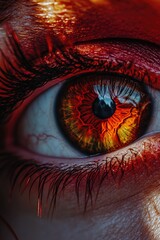 Canvas Print - Close-up of person's eye