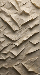 Poster - texture of crumpled paper