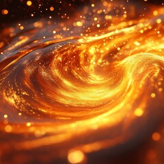 Canvas Print - Golden Vortex