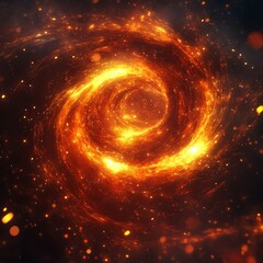 Wall Mural - Fiery Vortex