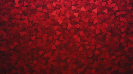 Wall Mural - Abstract Red Geometric Pattern with Shimmering Effect