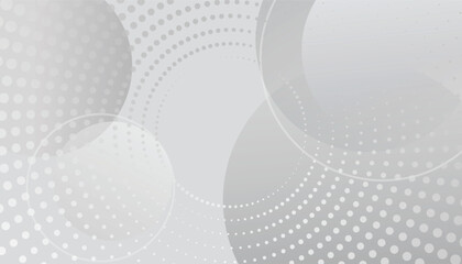 Aufkleber - Abstract monochrome background. halftone dotted effect and circles. circles and halftone dots pattern. grey background