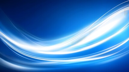 Wall Mural - Abstract Blue and White Swirling Background