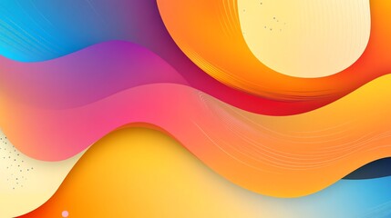 Colorful abstract wave pattern background.