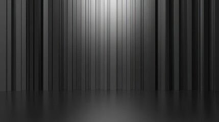 Wall Mural - a minimalistic black and gray background with vertical lines, creating a sleek, modern look.