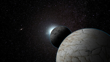 planet in space
