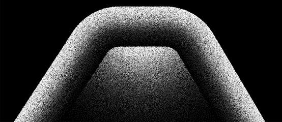 Fototapete - Abstract art background with dots. Stipple effect with chaotic noise.