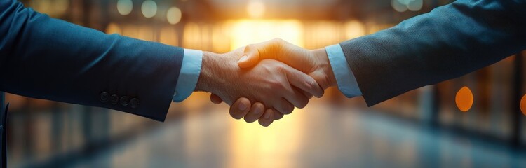 Wall Mural - Handshake Agreement - Successful Deal