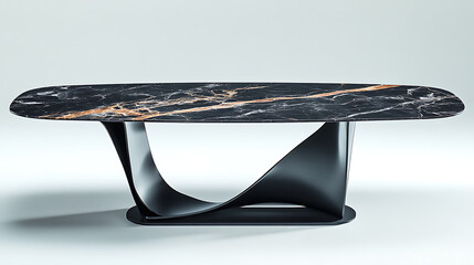 Elegant marble dining table