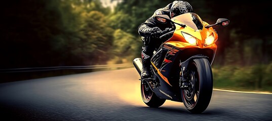 motorcycle on the road Motorcycle racing sports bike for riding hd wallpaper