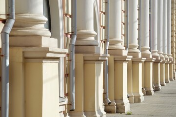 columns in the city