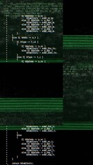 Wall Mural - abstract digital glitch effect with noise looped background for hacked mobile phone screen. error si