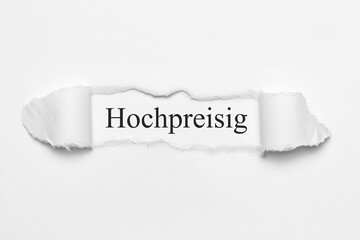 Canvas Print - Hochpreisig	
