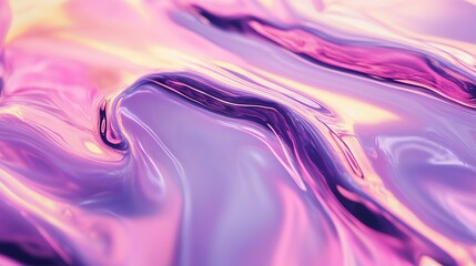 Wall Mural - Distort Liquid Overlay Effect Mockup