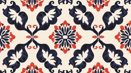 Canvas Print - Colourful pattern wallpaper