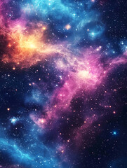 Wall Mural - graphics of space, planets, and astronauts on a white background.