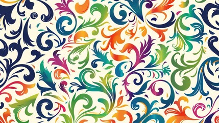 Wall Mural - Bold pattern wallpaper