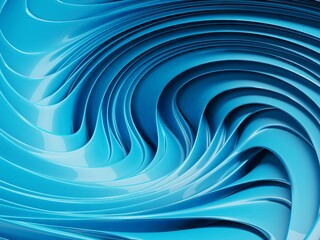 Wall Mural - blue abstract geometric background. gradient color spirals
