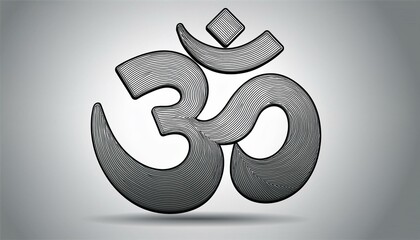 Om or Aum sign and symbol of hinduism