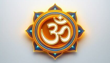 Om or Aum sign and symbol of hinduism