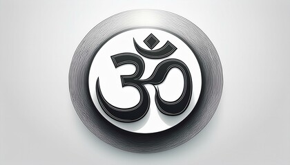 Om or Aum sign and symbol of hinduism