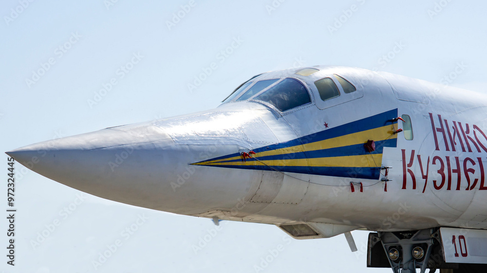 Soviet supersonic high-speed strategic bomber with variable sweep