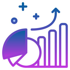 Wall Mural - illustration of a icon diagram