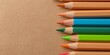 © Anastasija - School, Education, and Art Concept Featuring Colorful Pencils on Recycled Paper - A Creative Approach to Learning and Artistic Expression.