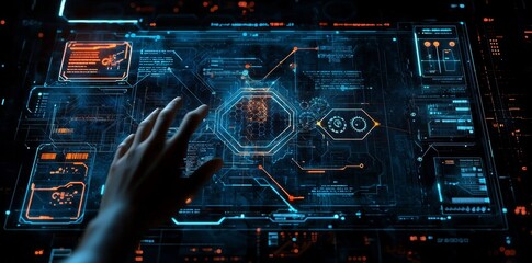 Poster - A robotic process automation and business process management system for improved production efficiency. AI technology, innovation and data analytics for the automation of business processes.