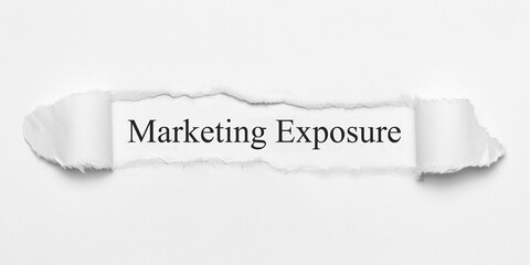 Wall Mural - Marketing Exposure	