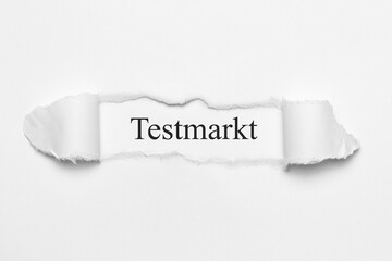 Canvas Print - Testmarkt	