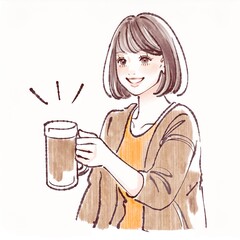 女性・女の子のイラスト素材