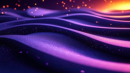 3d render abstract background with violet and gol3d circles