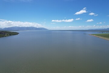 Naklejka na meble Aerial photo of Ross River Dams Townsville Queensland Australia