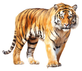 Sticker - PNG Wildlife animal mammal tiger.