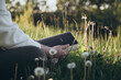 © ADDICTIVE STOCK - Man engaging with the Bible in a serene outdoor setting