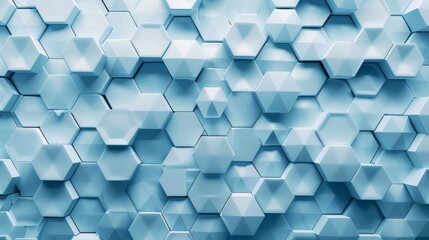 Aufkleber - A sophisticated tech wallpaper composed of an assortment of 3D shapes, like toruses and hexahedrons, arranged with precise alignment and gentle shadows to create a clean and modern abstract look.