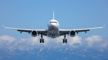 Poster - airplane at the airport