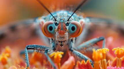 Wall Mural - macro life of insect